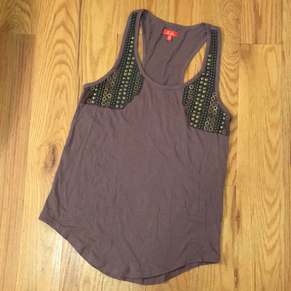 Beaded tank top